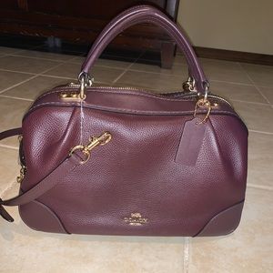 Authentic coach satchel purse
